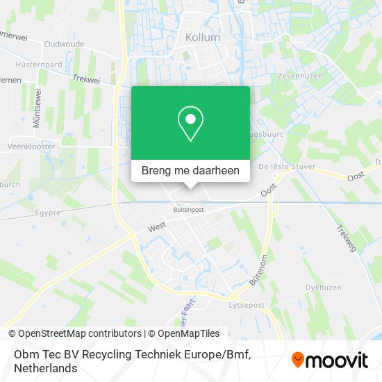 Obm Tec BV Recycling Techniek Europe / Bmf kaart