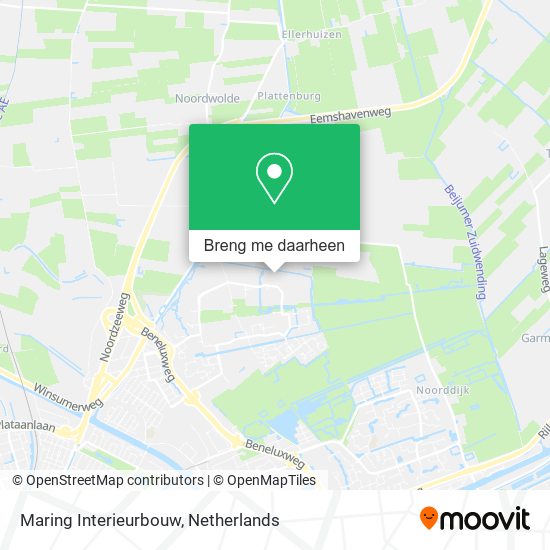 Maring Interieurbouw kaart