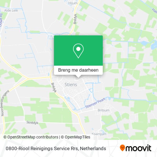 0800-Riool Reinigings Service Rrs kaart