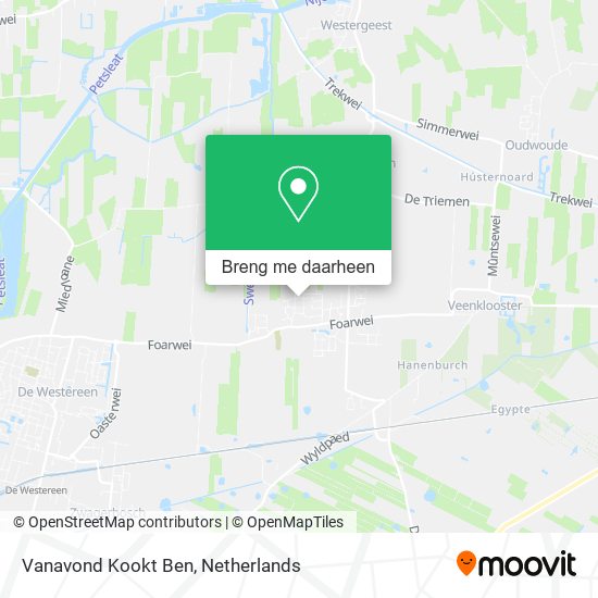 Vanavond Kookt Ben kaart