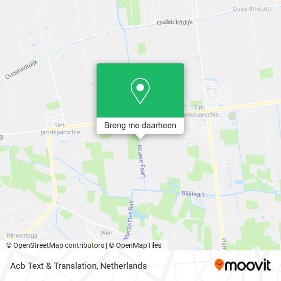 Acb Text & Translation kaart