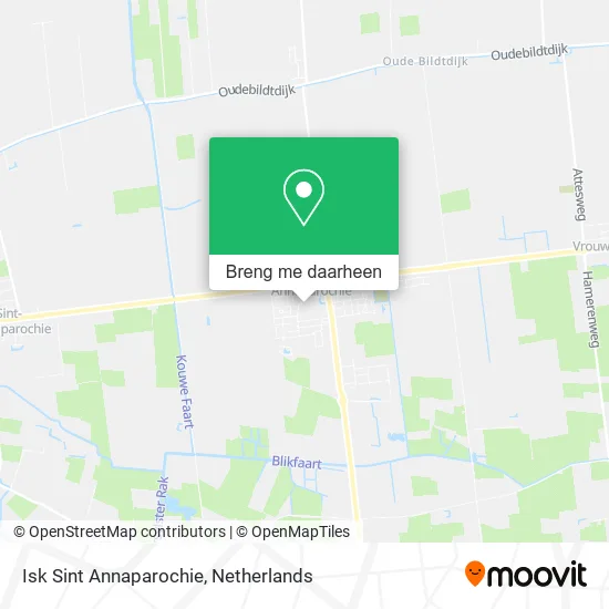 Isk Sint Annaparochie kaart