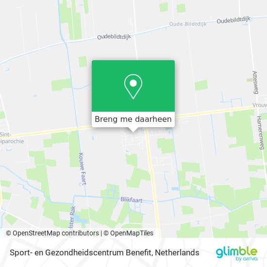 Sport- en Gezondheidscentrum Benefit kaart