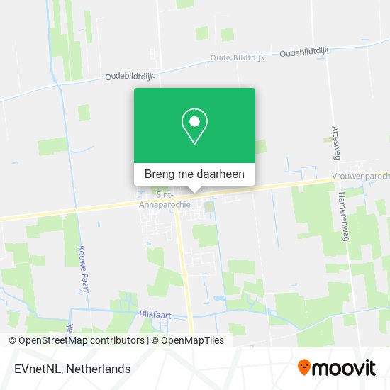 EVnetNL kaart