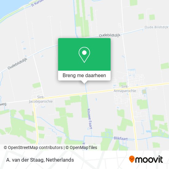 noodzaak routine Appartement Hoe gaan naar A. van der Staag in Het Bildt via Bus of Trein?