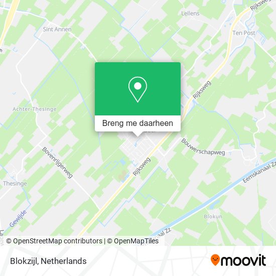 Blokzijl kaart