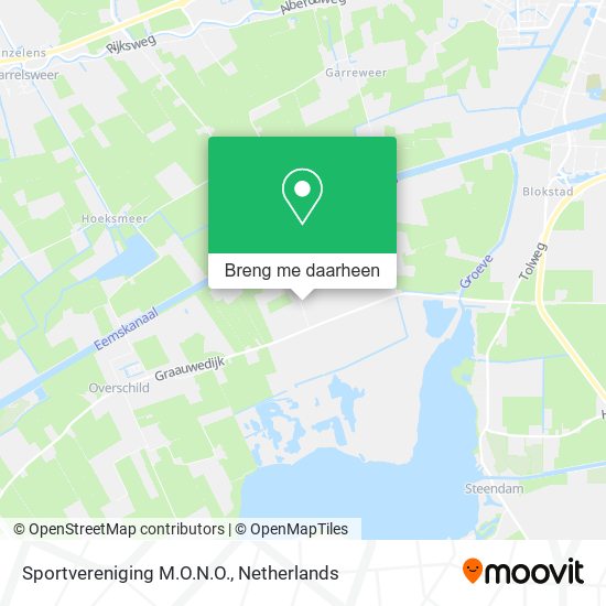 Sportvereniging M.O.N.O. kaart