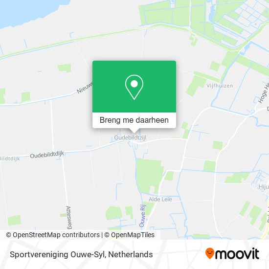 Sportvereniging Ouwe-Syl kaart