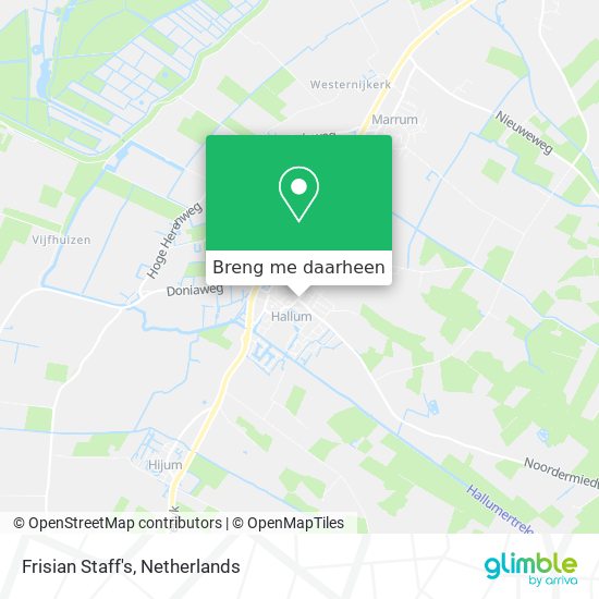 Frisian Staff's kaart