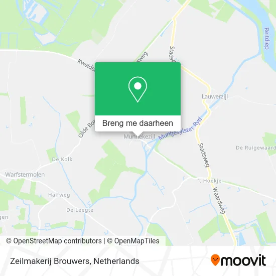 Zeilmakerij Brouwers kaart