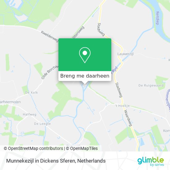 Munnekezijl in Dickens Sferen kaart