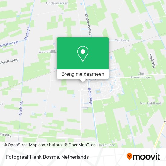 Fotograaf Henk Bosma kaart
