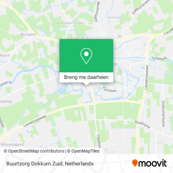 Buurtzorg Dokkum Zuid kaart