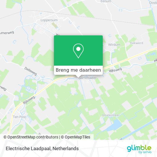 Electrische Laadpaal kaart