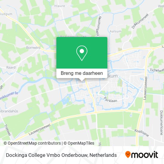 Dockinga College Vmbo Onderbouw kaart