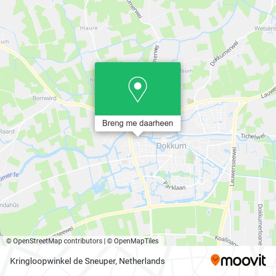 Kringloopwinkel de Sneuper kaart