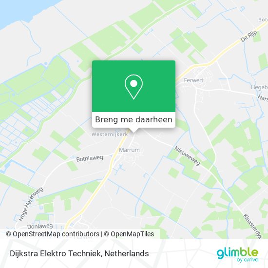 Dijkstra Elektro Techniek kaart