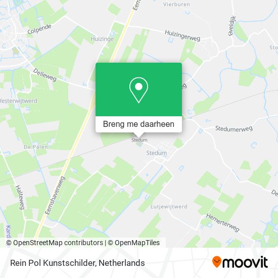 Rein Pol Kunstschilder kaart