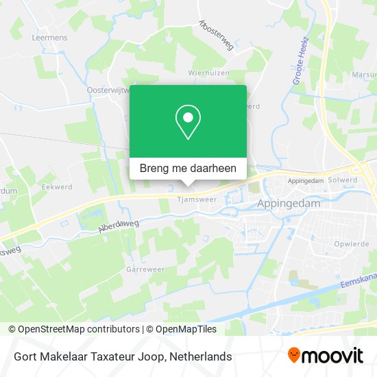 Gort Makelaar Taxateur Joop kaart