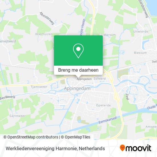 Werkliedenvereeniging Harmonie kaart