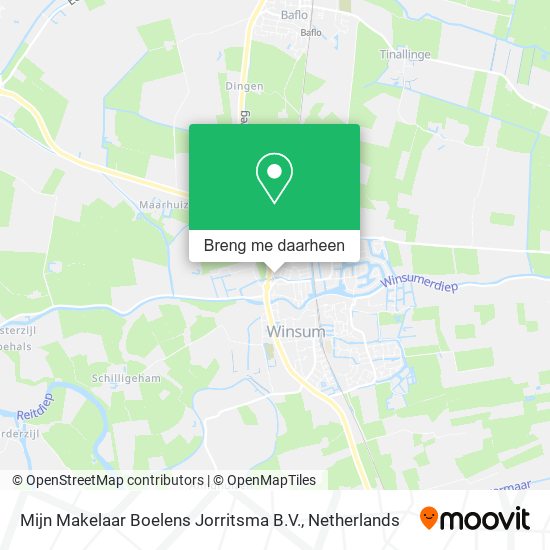 Mijn Makelaar Boelens Jorritsma B.V. kaart