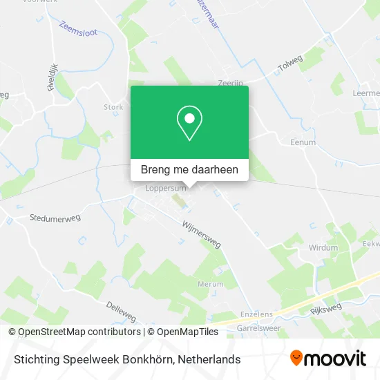 Stichting Speelweek Bonkhörn kaart