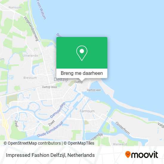 Impressed Fashion Delfzijl kaart