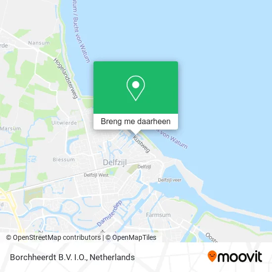 Borchheerdt B.V. I.O. kaart