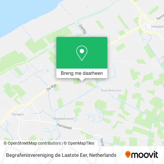 Begrafenisvereniging de Laatste Eer kaart