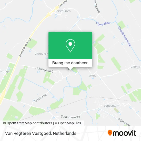 Van Regteren Vastgoed kaart