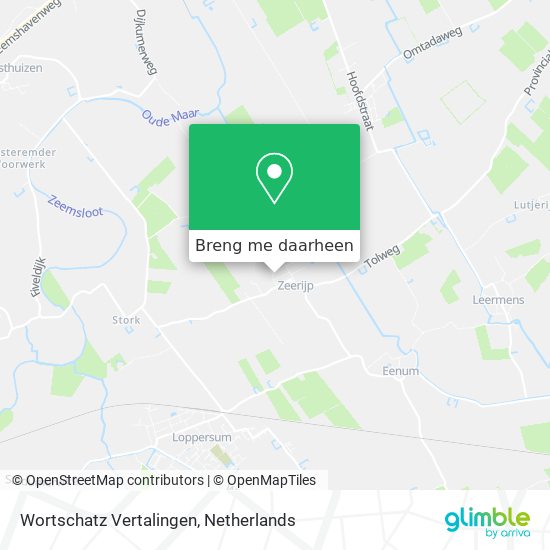 Wortschatz Vertalingen kaart