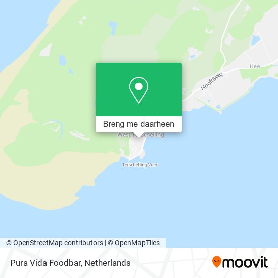 Pura Vida Foodbar kaart
