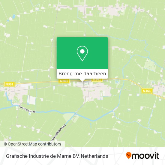 Grafische Industrie de Marne BV kaart