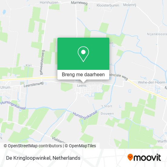 De Kringloopwinkel kaart