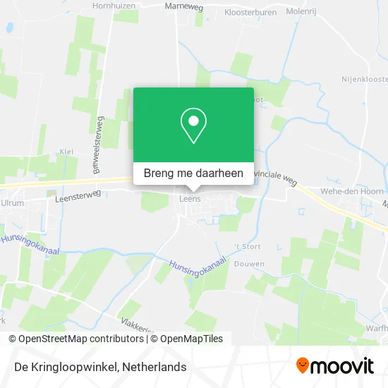 De Kringloopwinkel kaart
