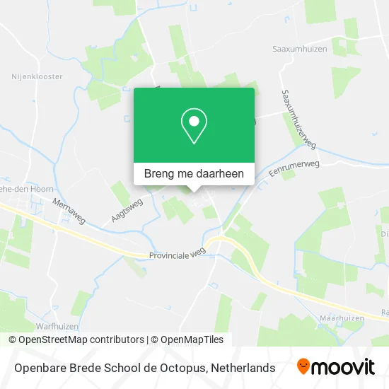 Openbare Brede School de Octopus kaart
