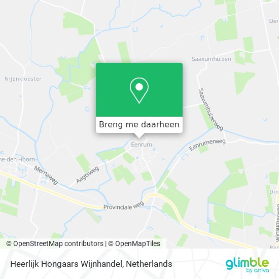 Heerlijk Hongaars Wijnhandel kaart