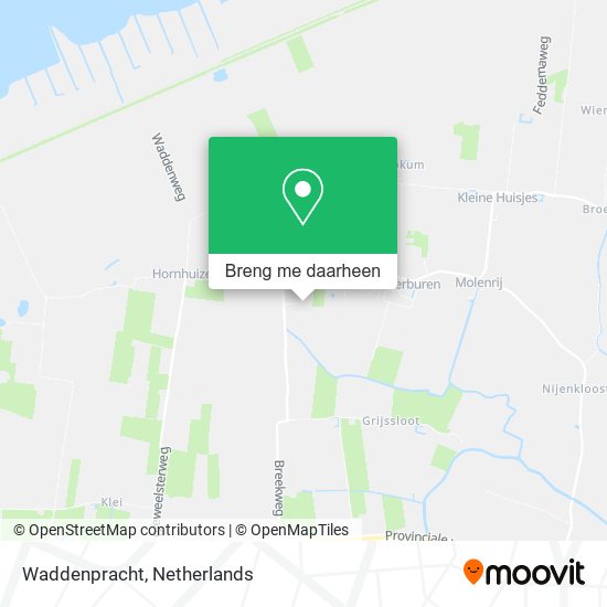 Waddenpracht kaart