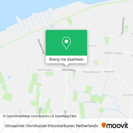 Uitvaartver. Hornhuizen-Kloosterburen kaart