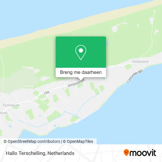 Hallo Terschelling kaart
