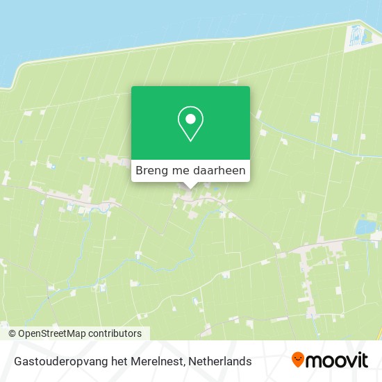 Gastouderopvang het Merelnest kaart