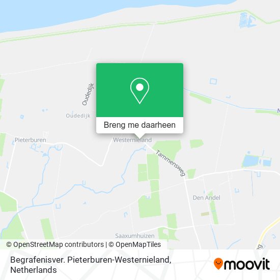 Begrafenisver. Pieterburen-Westernieland kaart