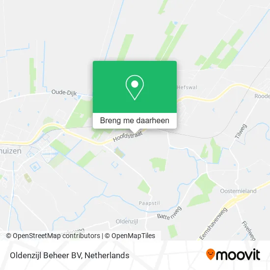 Oldenzijl Beheer BV kaart