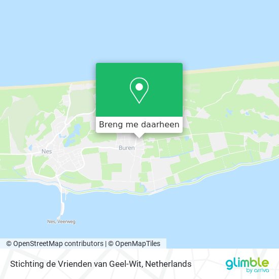 Stichting de Vrienden van Geel-Wit kaart