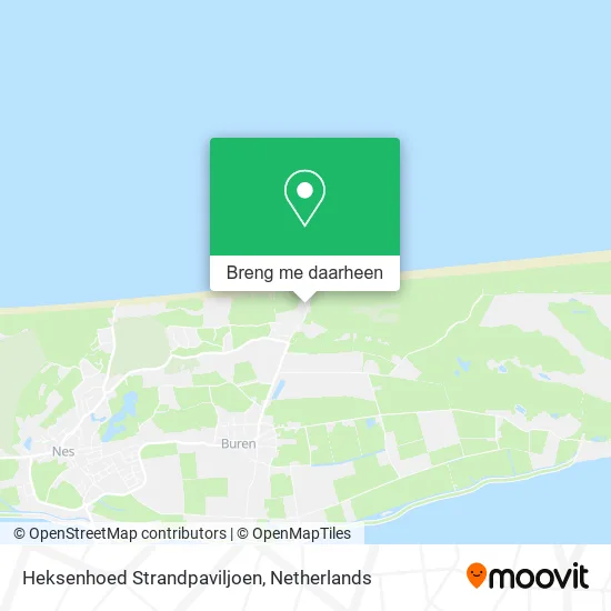 Heksenhoed Strandpaviljoen kaart