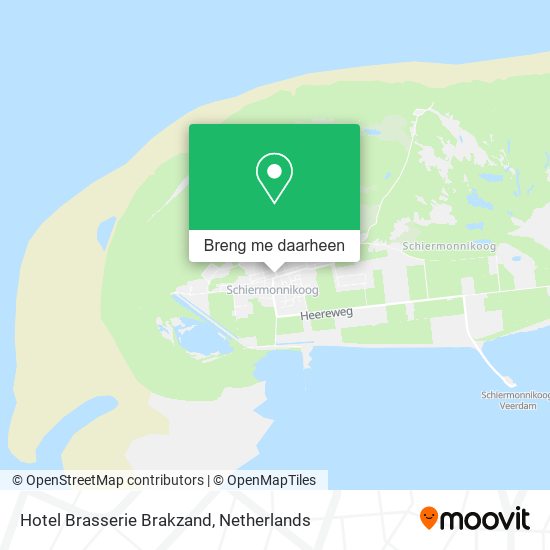 Hotel Brasserie Brakzand kaart