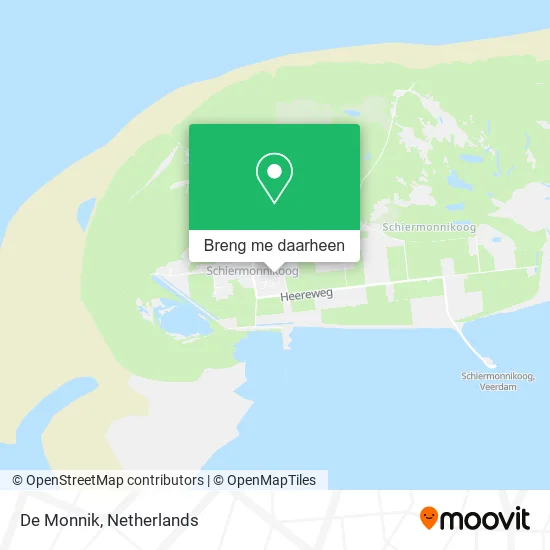 De Monnik kaart