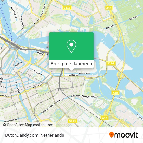 DutchDandy.com kaart