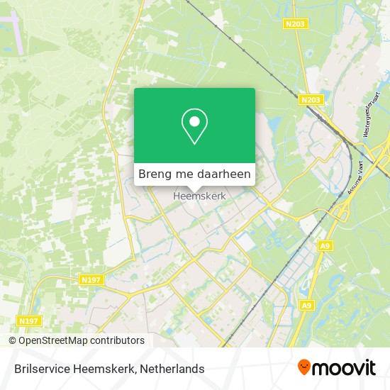 Brilservice Heemskerk kaart