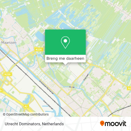 Utrecht Dominators kaart